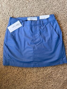 Walter Hagen Blue Cotton Skort